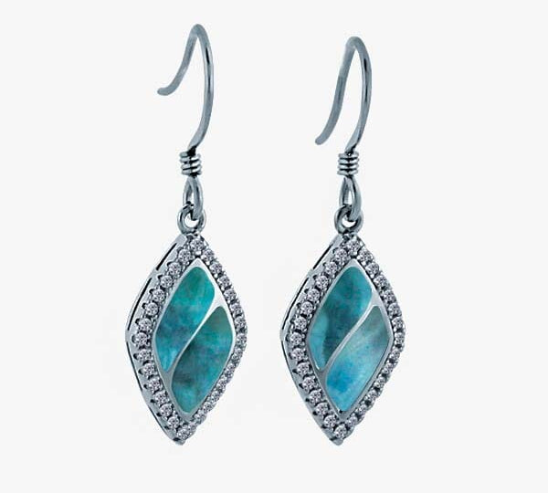 Larimar Tropical Waters Earrings Earrings Island by Koa Nani 