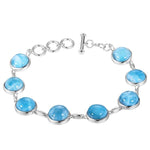 Larimar Water Planets Charm Bracelet Bracelet Island by Koa Nani 