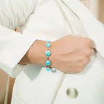 Larimar Water Planets Charm Bracelet Bracelet Island by Koa Nani 