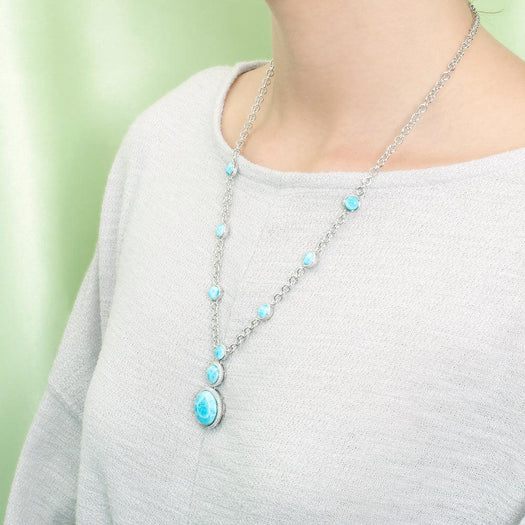 Larimar When Planets Align Necklace Necklace Island by Koa Nani 