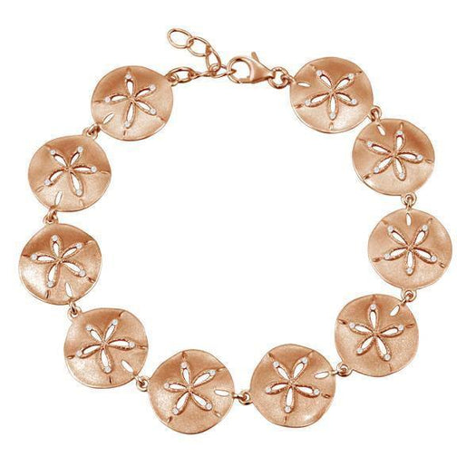 Buy Unique Rose Charm Bracelet Real Gold Color Gold Plated Jewelry