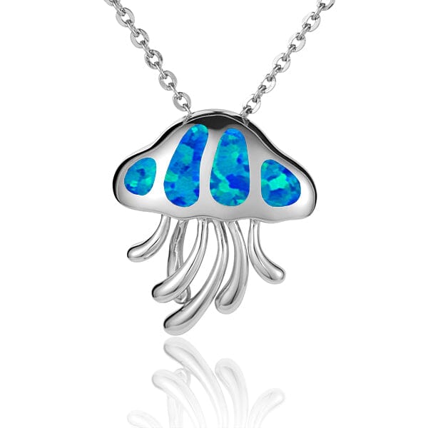 Opal Crystal Jellyfish Pendant Pendant Island by Koa Nani 