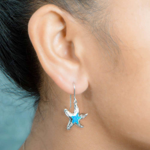 Opal Hau'oli Starfish Earrings Earrings Island by Koa Nani 