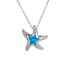 Opal Hau'oli Starfish Pendant Pendant Island by Koa Nani 