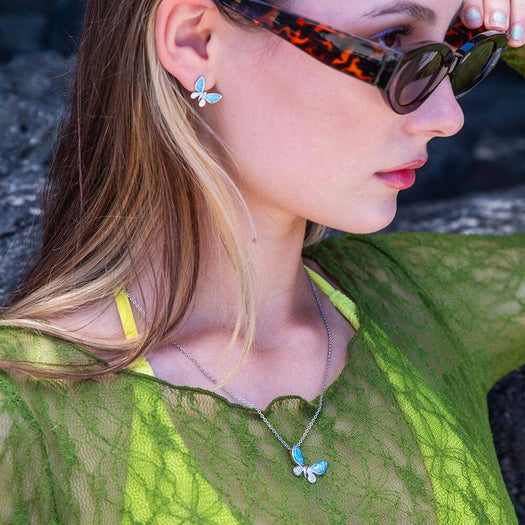 Opal Island Butterfly Earrings Earrings Island by Koa Nani 