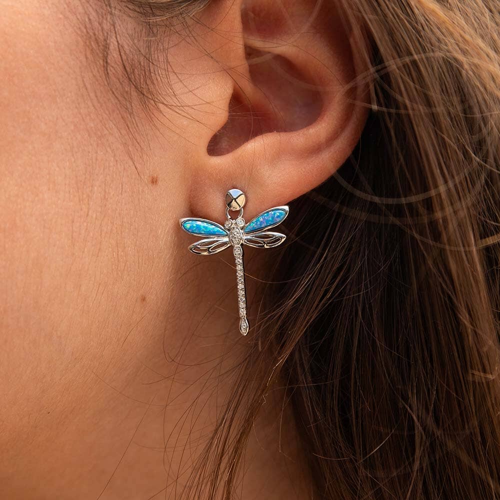 Opal Island Dragonfly Earrings Earrings Island by Koa Nani 