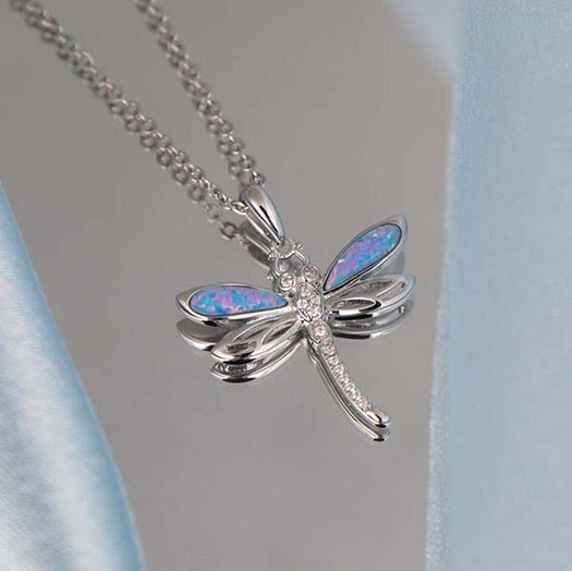 Opal Island Dragonfly Pendant & Earrings Set Other Island by Koa Nani 