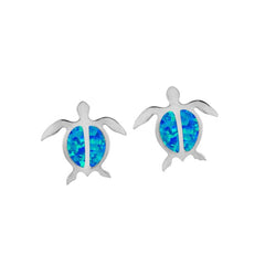 Opal Lanai Honu Earrings Earrings Island by Koa Nani 