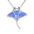 Opal Manta Ray Pendant Pendant Island by Koa Nani 