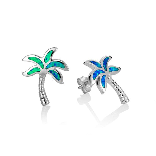 Opal Palm Tree Earrings Earrings Island by Koa Nani 