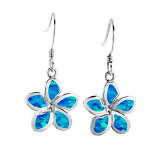 Opal Sunrise Plumeria Earrings Earrings Island by Koa Nani 