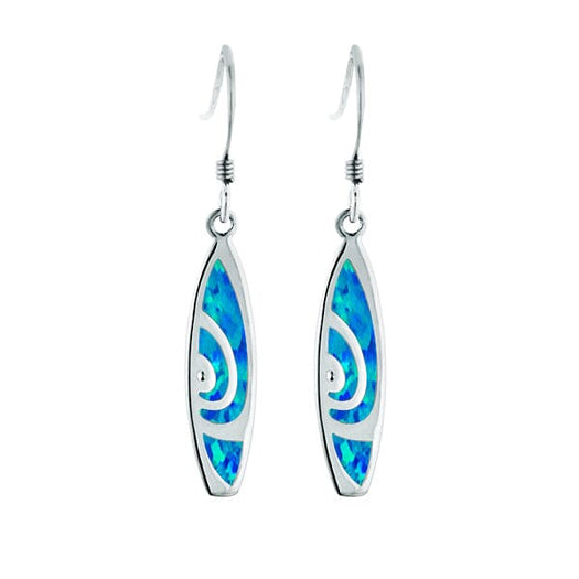 Opal Surfboard Earrings Earrings Island by Koa Nani 