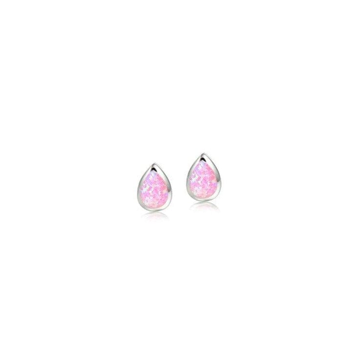 Opalite Teardrop Stud Earrings Earrings Island by Koa Nani 6mm Pink 