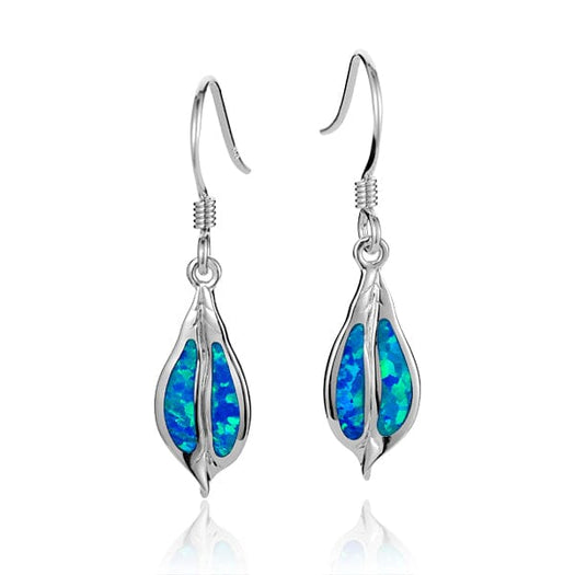 Opal Ti Leaf Earrings Earrings Island by Koa Nani 