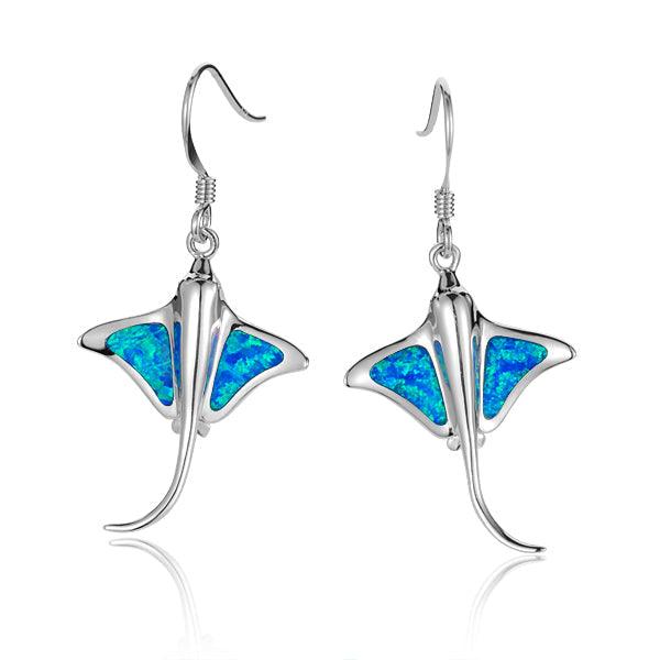Opalite Eagle Ray Earrings Earrings Island by Koa Nani 