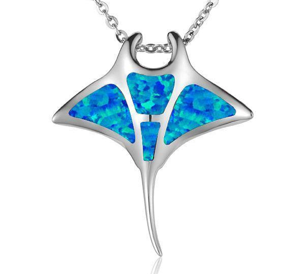 Opalite Manta Ray Pendant - Island by Koa Nani