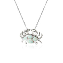 Opalite Mighty Crab Pendant Pendant Island by Koa Nani White 