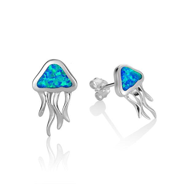 Opalite Moon Jellyfish Earrings Earrings Island by Koa Nani 