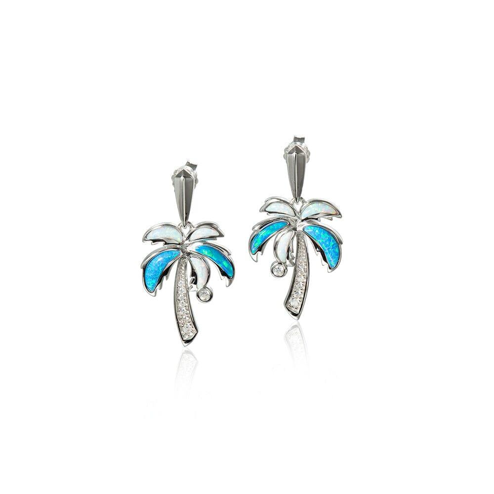 Opalite Palm Tree Earrings Earrings Island by Koa Nani 