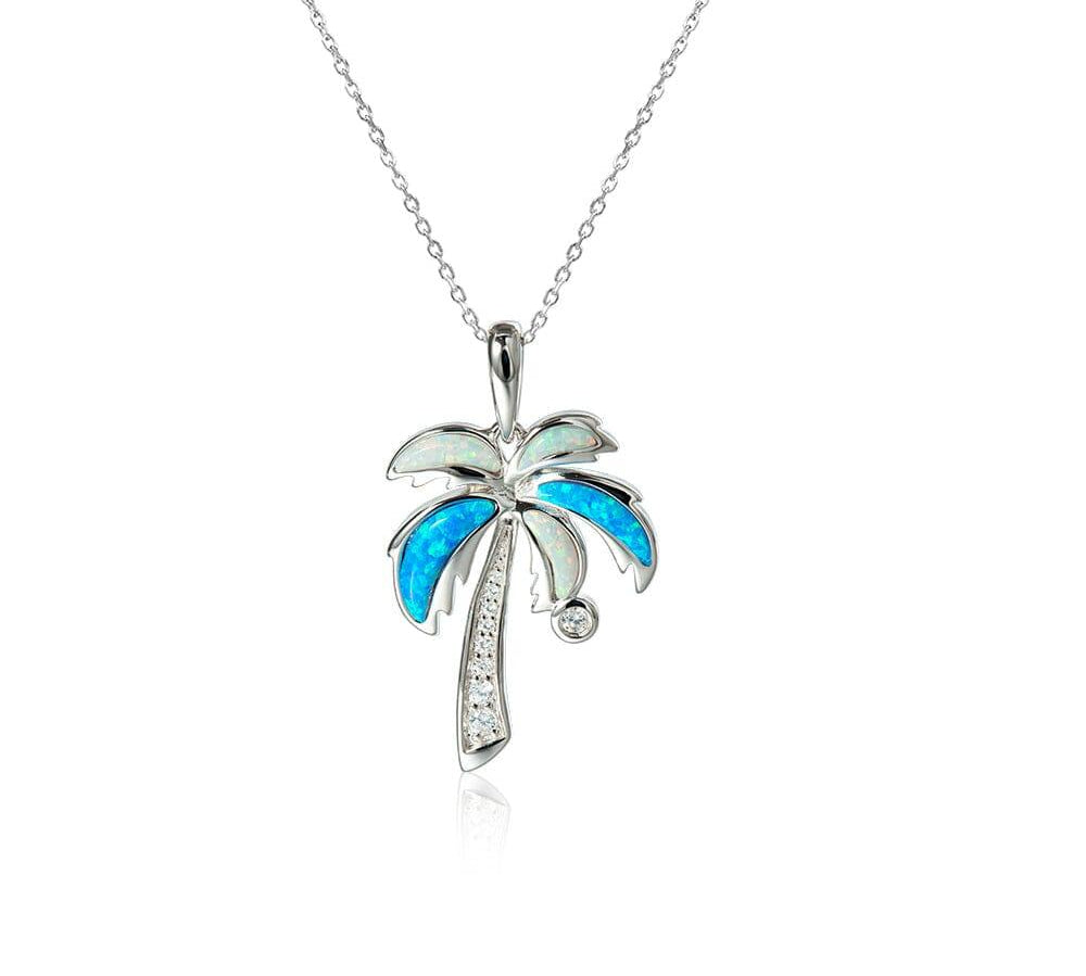 Opalite Palm Tree Pendant Pendant Island by Koa Nani 