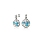 Opalite Sand Dollar Earrings Earrings Island by Koa Nani 