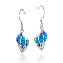 Opalite Seashell Earrings Earrings Island by Koa Nani 