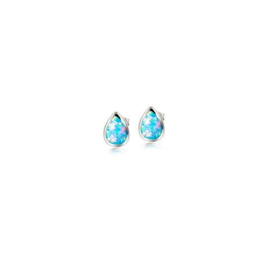 Opalite Teardrop Stud Earrings Earrings Island by Koa Nani 6mm Blue 