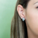 Pavé Maui Honu Stud Earrings Earrings Island by Koa Nani 