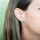 Pavé Maui Honu Stud Earrings Earrings Island by Koa Nani 