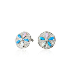 Pavé Opalite Sand Dollar Earrings Earrings Island by Koa Nani 