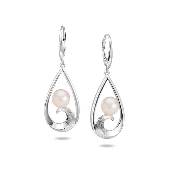 Pearl Kai Teardrop Earrings Earrings Island by Koa Nani Freshwater Pearl 