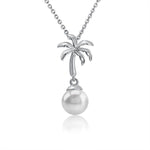Pearl Palm Tree Pendant Pendant Island by Koa Nani Freshwater Pearl 
