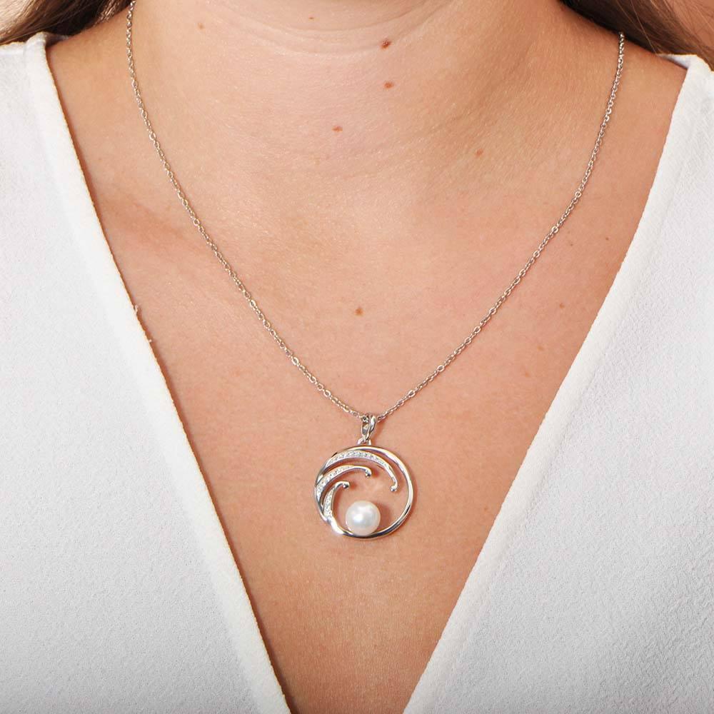 Pearl Wave of Love Pendant – Island by Koa Nani