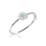 Pink Opalite Sunflower Bangle Bangle Island by Koa Nani 