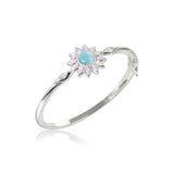 Pink Opalite Sunflower Bangle Bangle Island by Koa Nani 