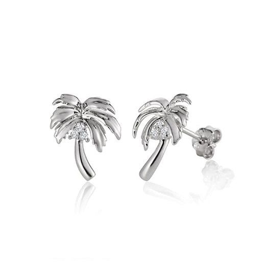 Queen Palm Tree Earrings Earrings Island by Koa Nani 