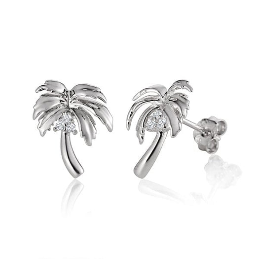 Queen Palm Tree Earrings Earrings Island by Koa Nani 