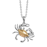 Two-Tone Chesapeake Blue Crab Pendant Pendant Island by Koa Nani 