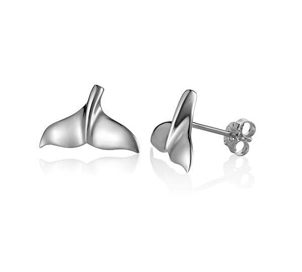 Whale Tail Stud Earrings Earrings Island by Koa Nani 